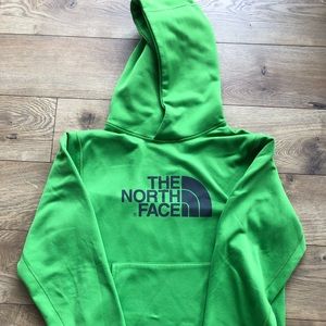 Green North Face Hoodie